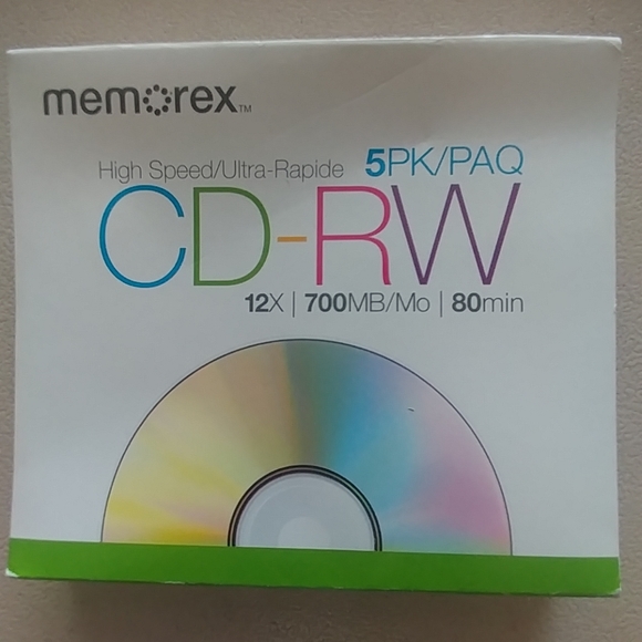 memorex Other - 3/$10  4 CD-RW NEW NEVER USED